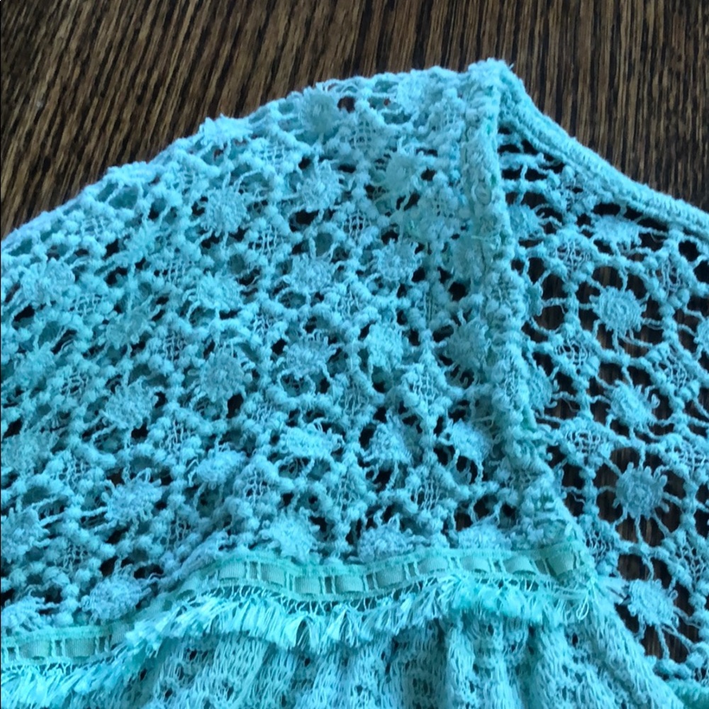 Calypso St Barth Open Weave 3/4 Sleeve Tunic - image 3